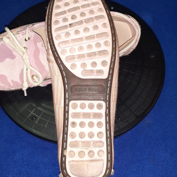 Cole Haan Grand O.S. Womens Pink Fabric Loaver Shoe's Sz. 10B-US - Picture 9 of 9